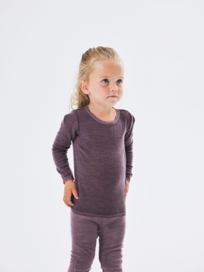 NMFWANG WOOL NEDDLE LEGGING SOLID NOOS