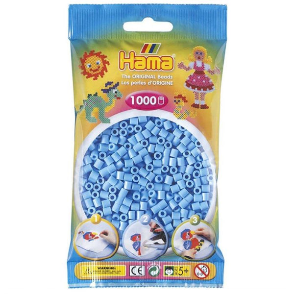 Hama Midi Beads 1000 pcs Pastel blue