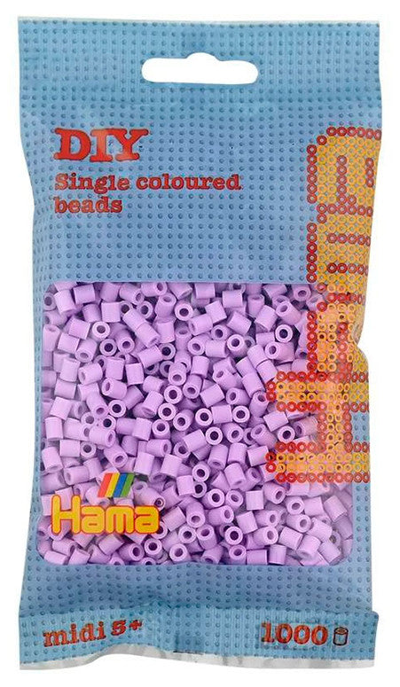 Hama Midi Beads 1000 pcs Pastel purple