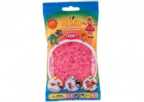 Hama Midi Beads 1000 pcs Tr pink