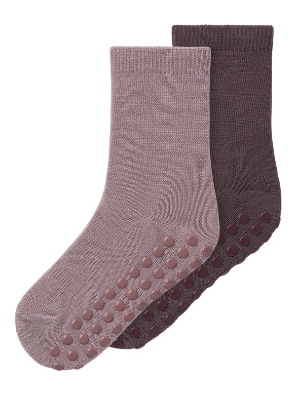 NMFWAK WO/BL 2P SOCK W/NON SKID