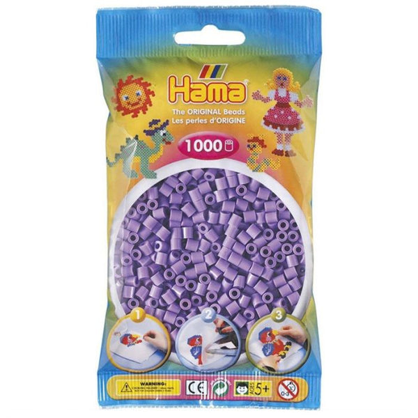 Hama Midi Beads 1000 pcs Pastell lilla