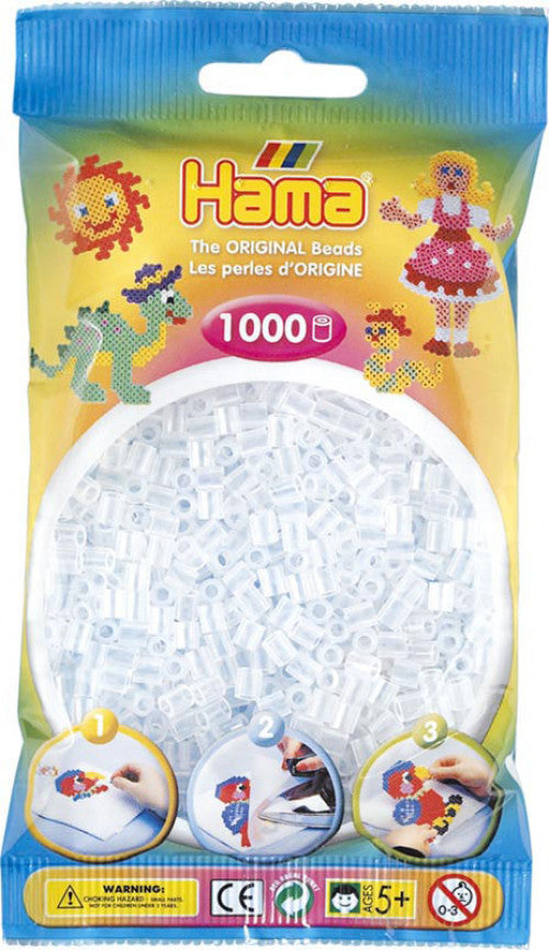 Hama Midi Beads 1000 pcs Clear