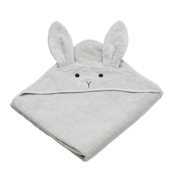 Albert Rabbit Baby Hoodie Towel