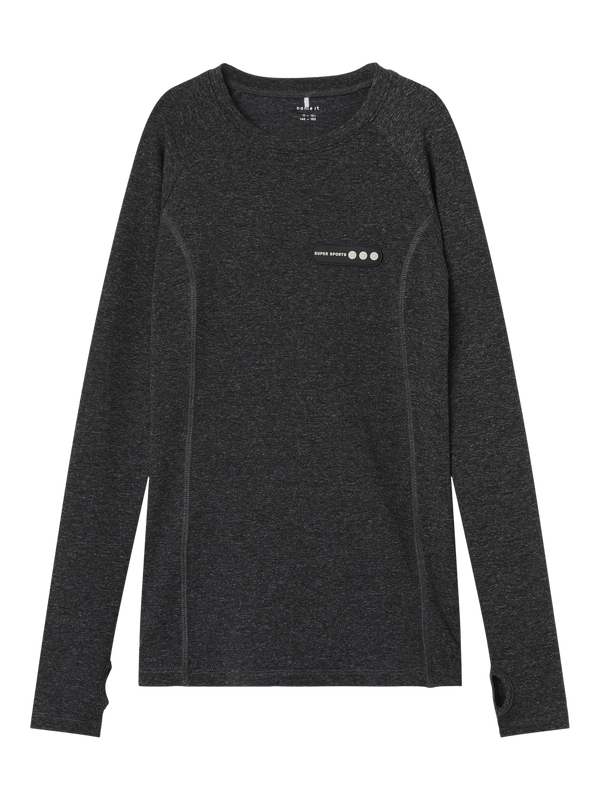 Name It - LS SPORT TOP Shirt - Svart