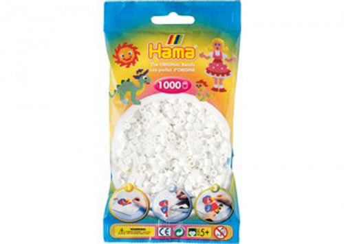 Hama Midi Beads 1000 pcs White