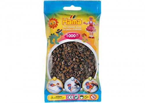 Hama Midi Beads 1000 pcs Brown