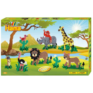 Hama Midi Giant Gift Box Safari 5000 pcs