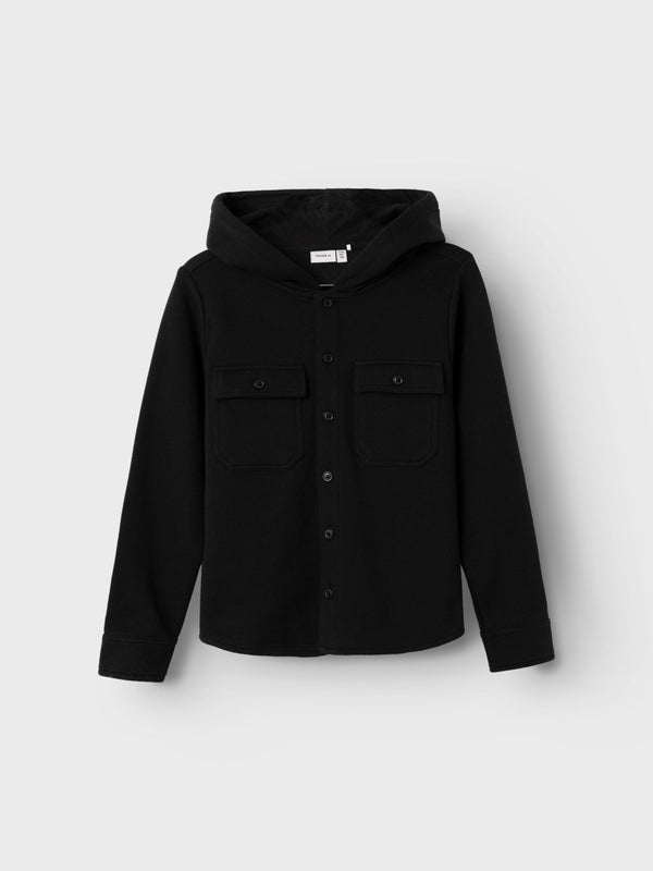 NKMSOFAN LS OVERSHIRT WH