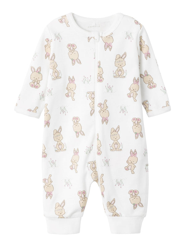 NBFNIGHTSUIT ZIP RABBIT