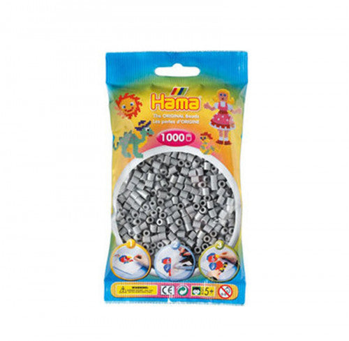 Hama Midi Beads 1000 pcs Grey